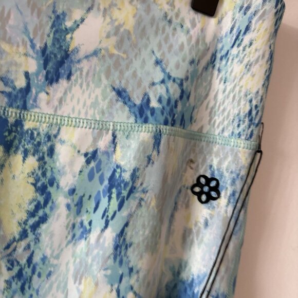 PEACH Athleisure Reversible Yoga Pants Crop Leggings Womens XXL Sporty Gym NWT - Picture 11 of 15